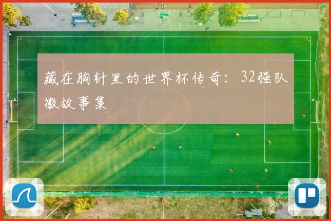 藏在胸针里的世界杯传奇：32强队徽故事集
